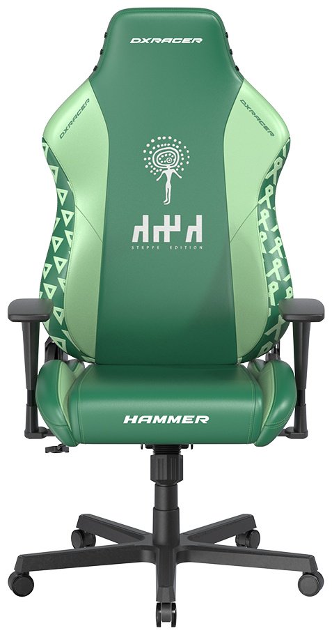 Игровое кресло DXRacer Hammer Steppe edition GC/LHE23LTALTD/QZQ.E, зеленый