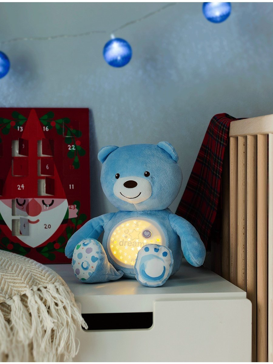 Chicco ночник Мишка, ткань, пластик купить,NaN
