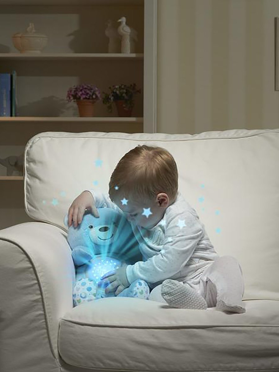 Chicco ночник Мишка, ткань, пластик купить,NaN