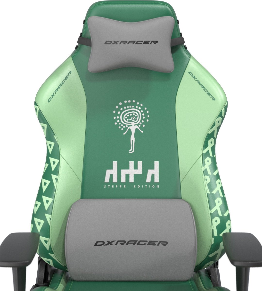 Игровое кресло DXRacer Hammer Steppe edition GC/LHE23LTALTD/QZQ.E, зеленый - ForteMarket Игровое кресло DXRacer Hammer Steppe edition GC/LHE23LTALTD/QZQ.E, зеленый купить,135087