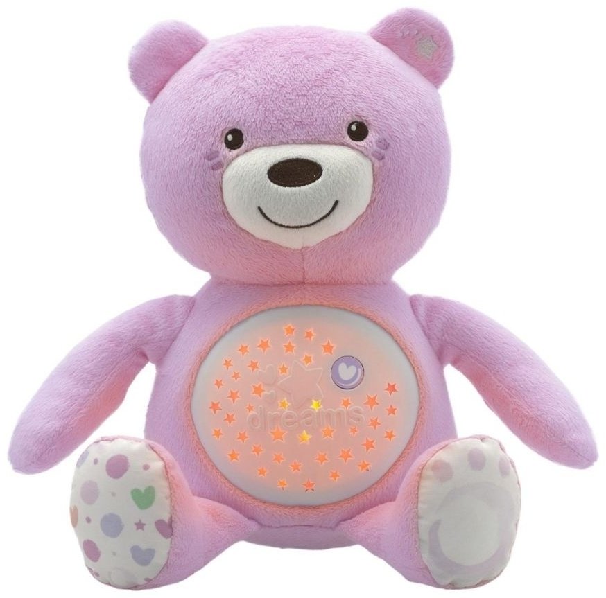 Chicco ночник Мишка, ткань, пластик