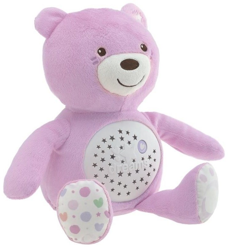 Chicco ночник Мишка, ткань, пластик купить,NaN