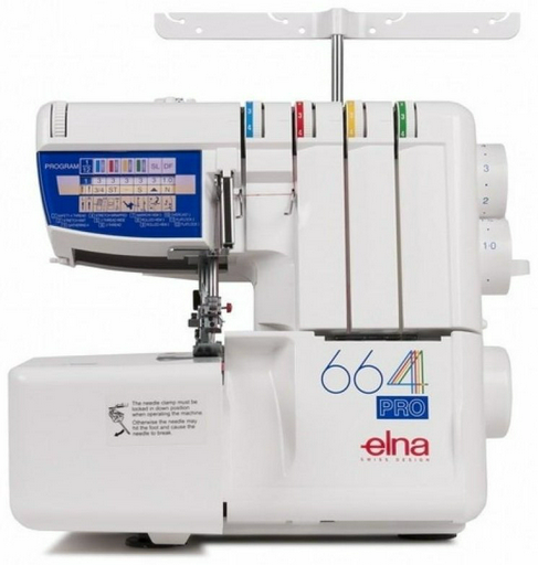 Оверлок Elna 664 Pro белый, синий