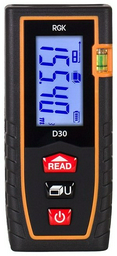 Лазерный дальномер RGK D30, дальность до 30 м