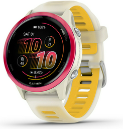 Смарт-часы Garmin Forerunner 570 42 мм белый-желтый