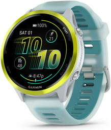 Смарт-часы Garmin Forerunner 570 47 мм белый-синий