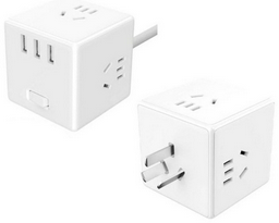 Зарядное устройство Xiaomi Rubiks Cube Converter Wired Edition белый