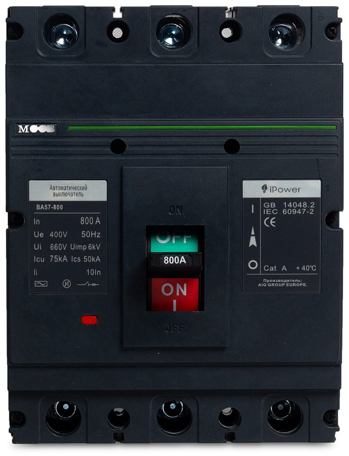 IPower автоматический выключатель 3P 800 A, 75 кА, 400 В - ForteMarket IPower автоматический выключатель 3P 800 A, 75 кА, 400 В купить,89849