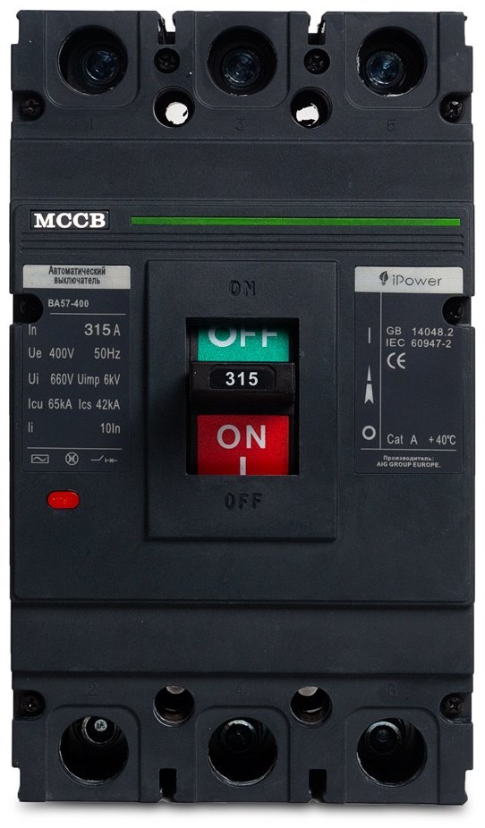 IPower автоматический выключатель 3P 315 A, 65 кА, 220/380 В