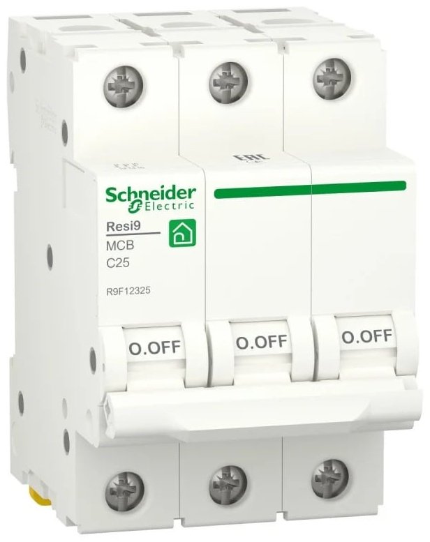 Schneider Electric автоматический выключатель (АВ) С 25A 3P 6000A/R9F12325/