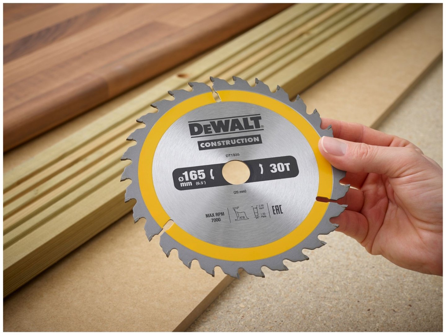 Пильный диск DeWALT DT1935-QZ 165x20 мм, 30Т купить,0