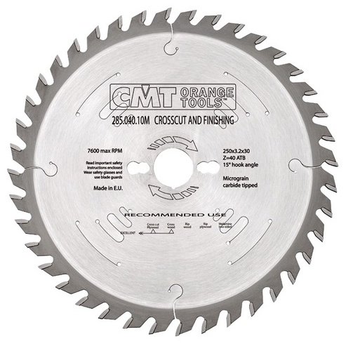 Пильный диск CMT 285.040.10M 250х30 мм