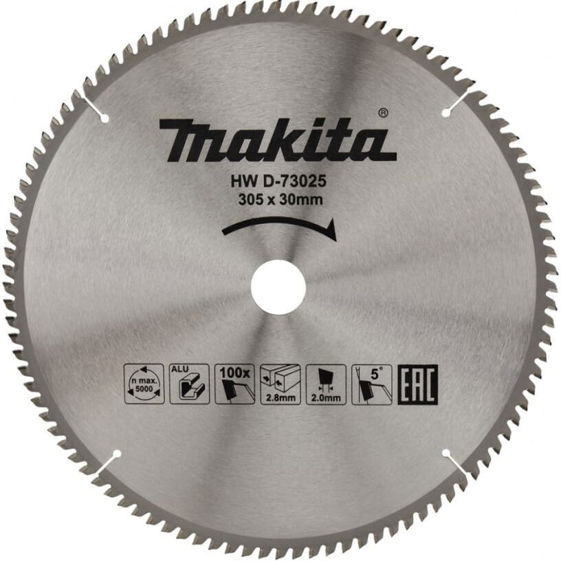 Пильный диск Makita D-73025 305x30 мм, 100Т