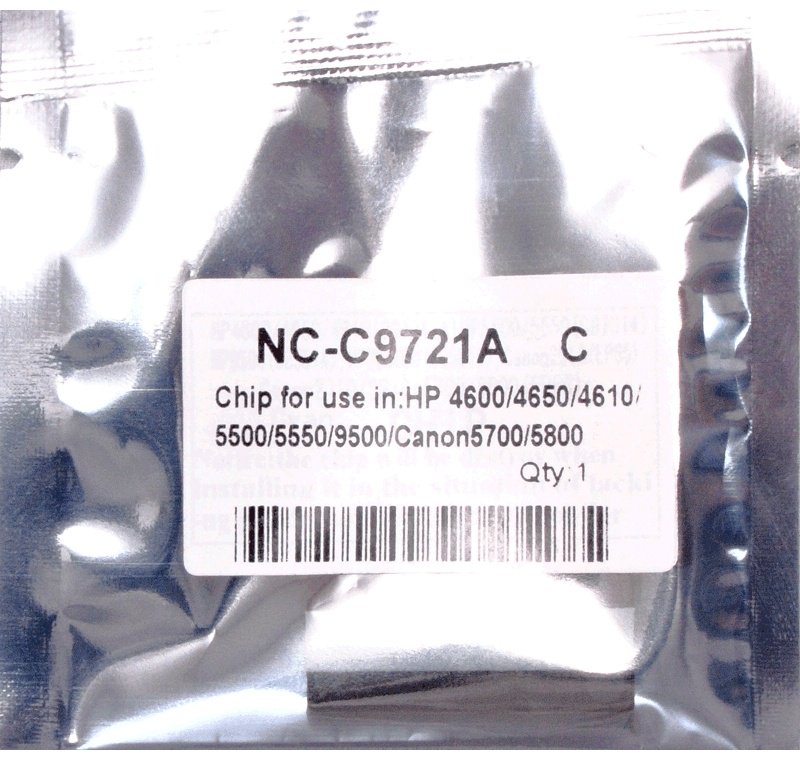 МАК чип картриджа C9721A-C9731A (1700201)