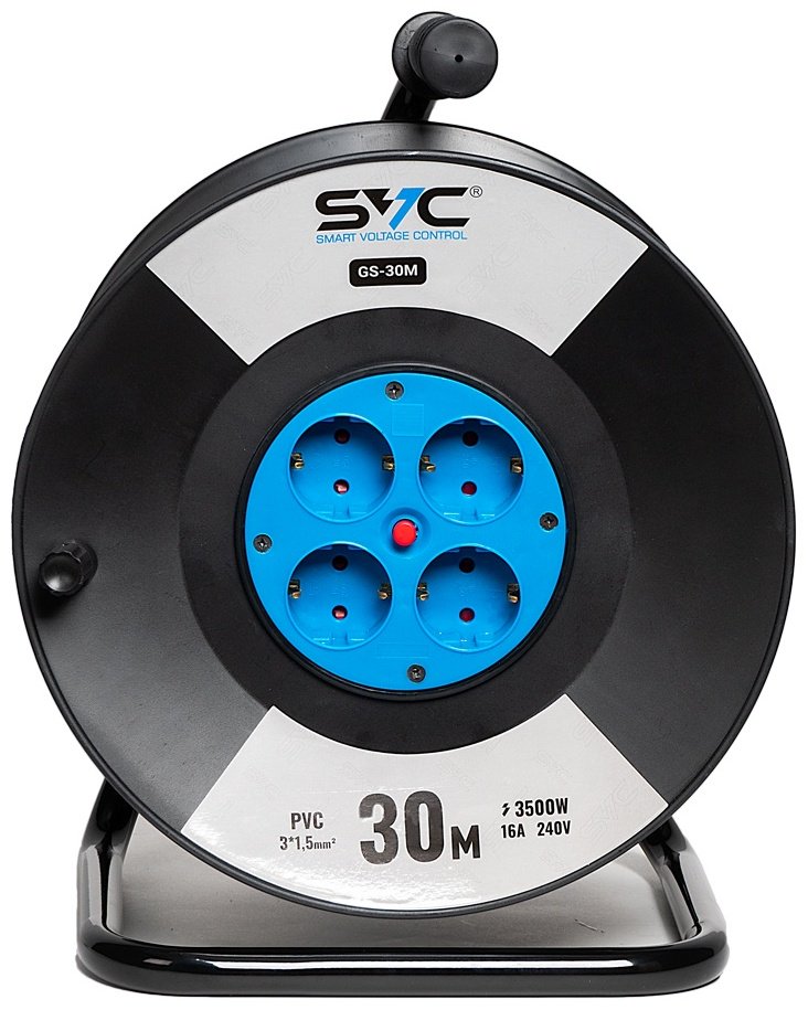 Удлинитель на катушке SVC GS-30M 30 м