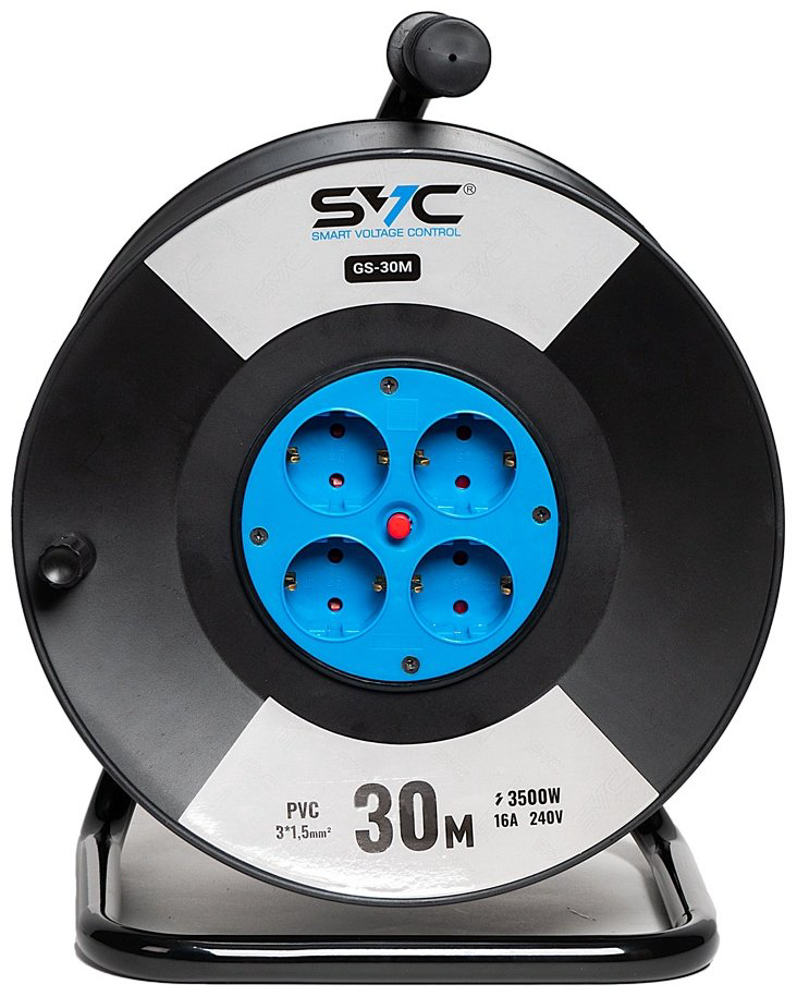Удлинитель на катушке SVC GS-30M 30 м