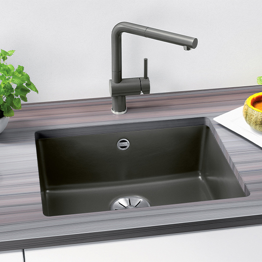 Кухонная мойка Blanco Subline 500-U 523739 темно-серая - ForteMarket Кухонная мойка Blanco Subline 500-U 523739 темно-серая купить,324576