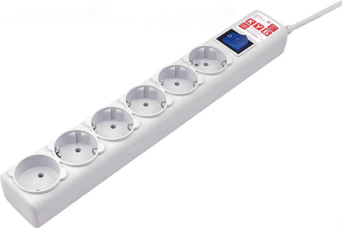 Сетевой фильтр Power Cube SPG(5+1)-B-15 5 м