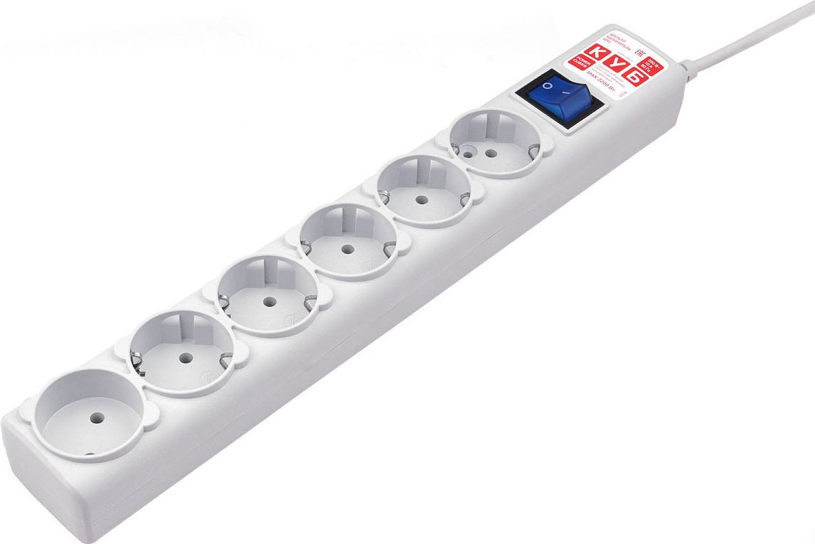 Сетевой фильтр Power Cube SPG(5+1)-B-15 5 м купить,NaN