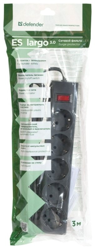 Defender ES Largo 99498 5 м черный купить,NaN