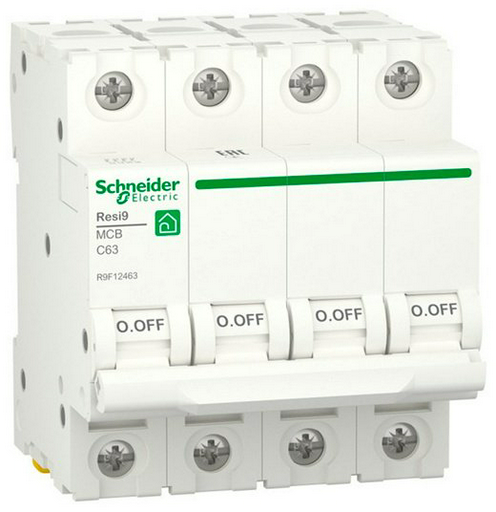 Schneider Electric автоматический выключатель 4P 63 A, 6 кА, 400 В