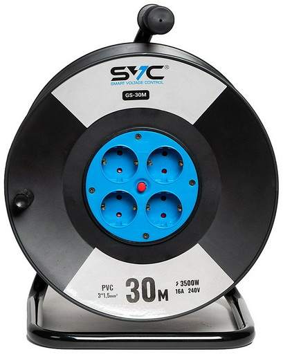 Удлинитель на катушке SVC GS-30M 30 м