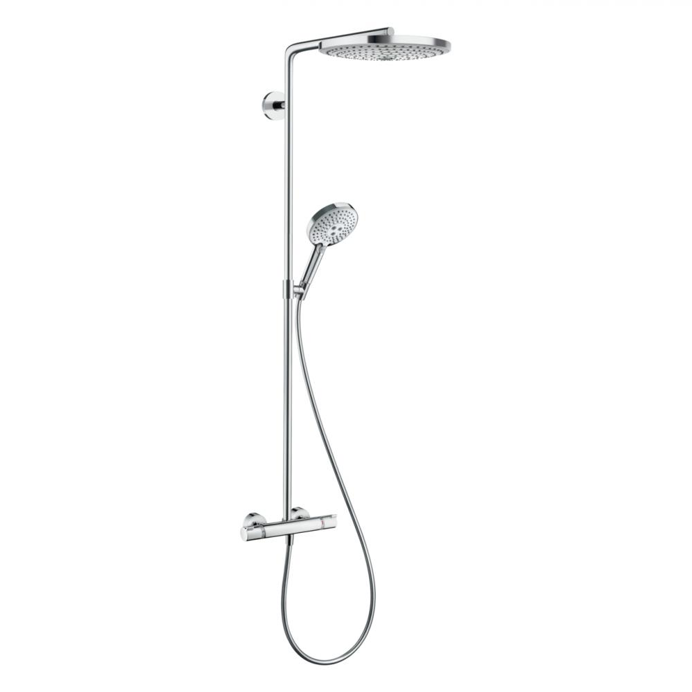 Душевая система Hansgrohe Raindance Select S Showerpipe 300 27133000 хром купить,NaN