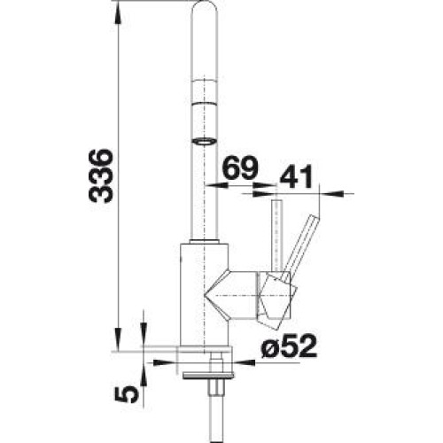 Смеситель Blanco Mida-S 526653 черный купить,NaN