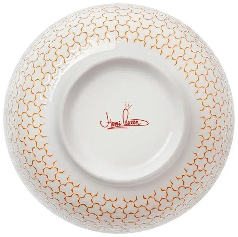 Салатник Home Queen 1 шт, костяной фарфор, 13.8х13.8 см купить,NaN
