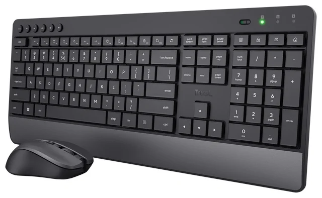 Беспроводной комплект Trust Trezo Wireless Deskset 24529 Black купить,0