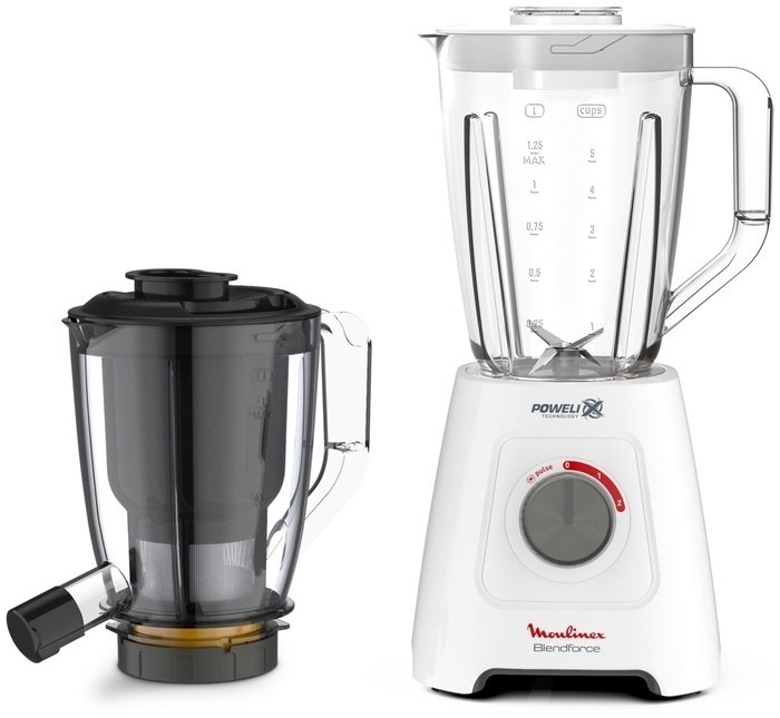 Блендер Moulinex соковыжималка Blendforce LM42Q110 белый