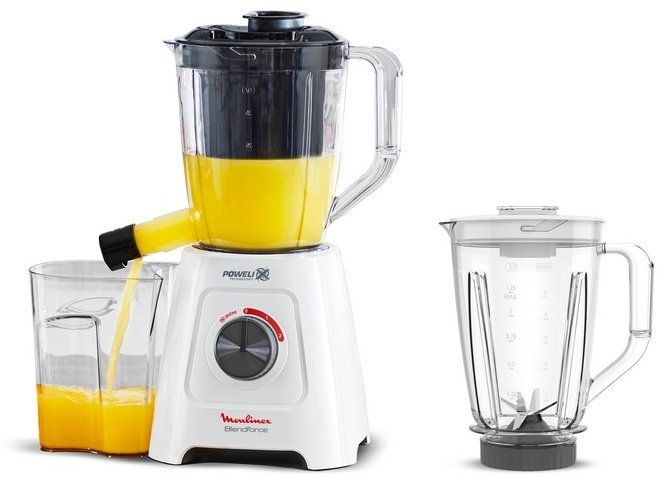 Блендер Moulinex соковыжималка Blendforce LM42Q110 белый