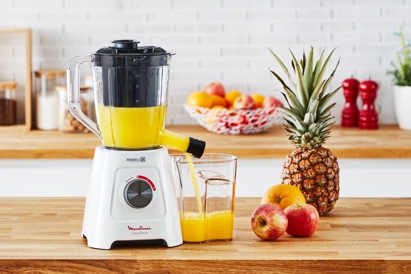 Блендер Moulinex соковыжималка Blendforce LM42Q110 белый купить,63990