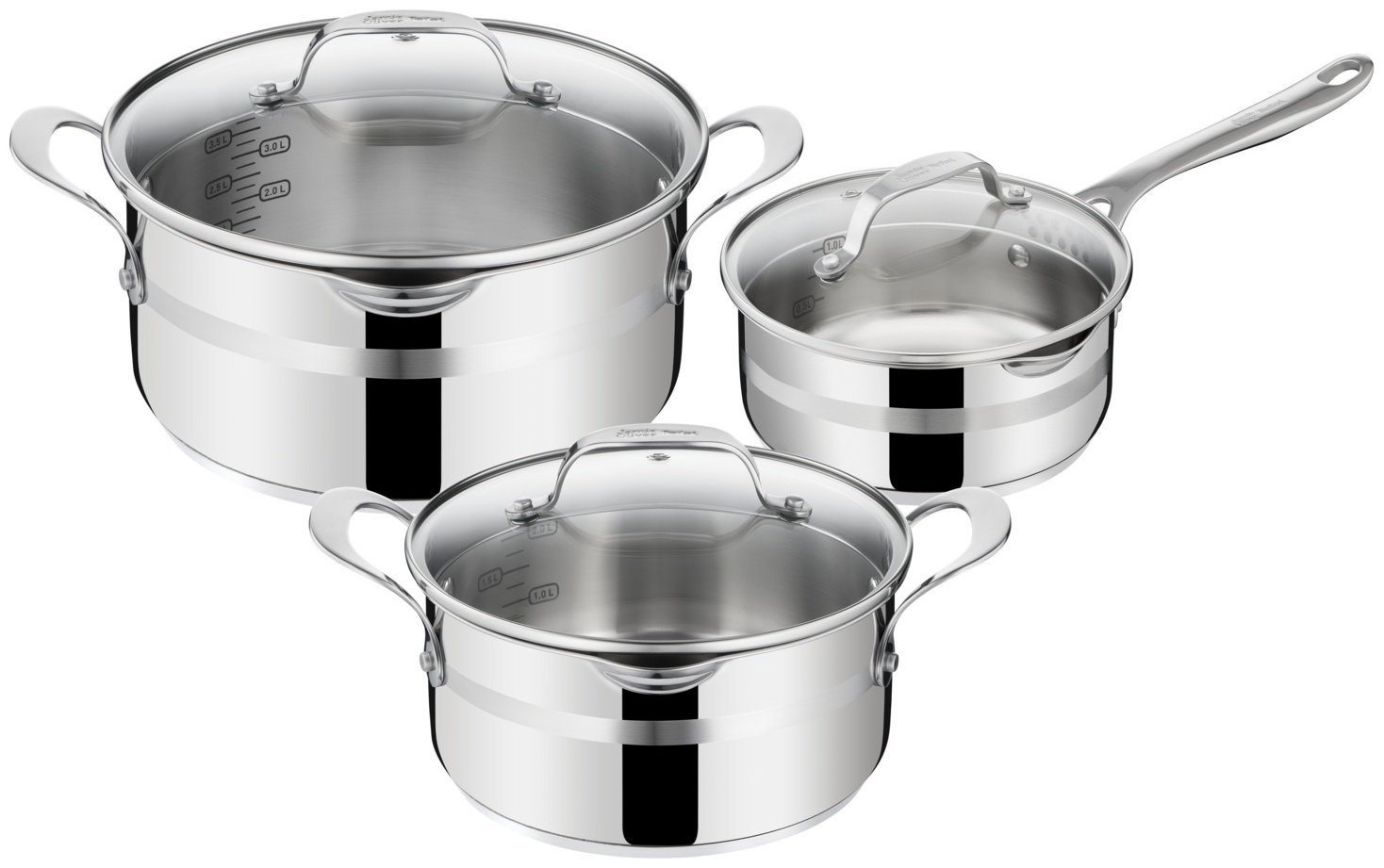 Tefal смешанный набор Jamie Oliver Kitchen Essentials E311S674 нержавеющая сталь 6 в 1