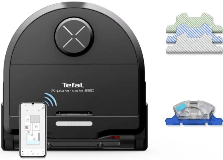 Робот-пылесос Tefal RG9475WH черный - ForteMarket Робот-пылесос Tefal RG9475WH черный купить,0