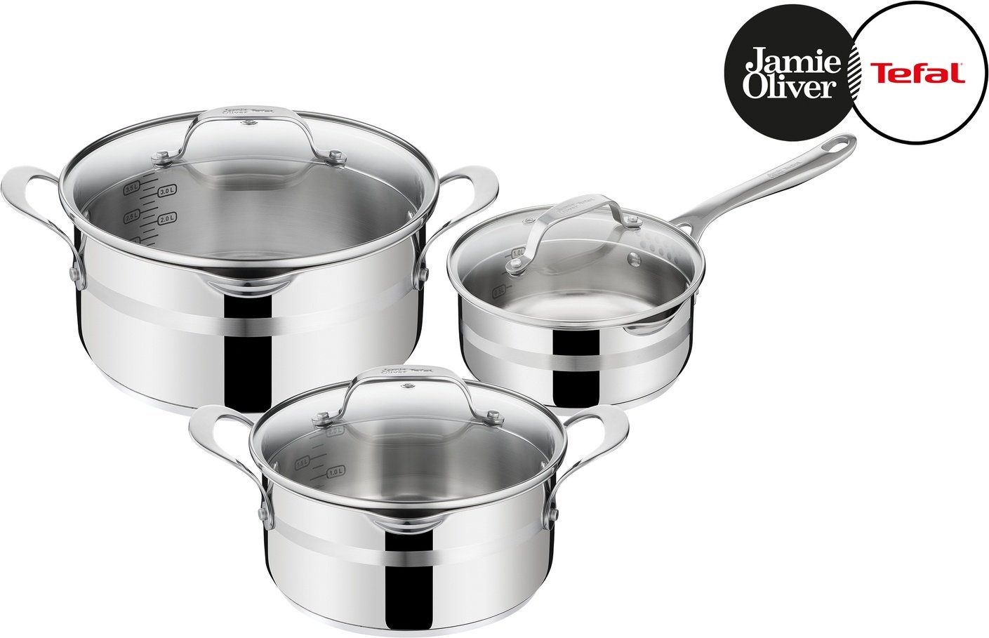 Tefal смешанный набор Jamie Oliver Kitchen Essentials E311S674 нержавеющая сталь 6 в 1 - ForteMarket Tefal смешанный набор Jamie Oliver Kitchen Essentials E311S674 нержавеющая сталь 6 в 1 купить,0