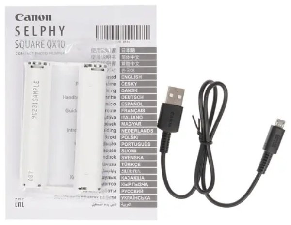 Компактный фотопринтер Canon SELPHY Square QX10 черный купить,0