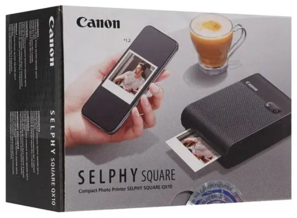 Компактный фотопринтер Canon SELPHY Square QX10 черный - ForteMarket Компактный фотопринтер Canon SELPHY Square QX10 черный купить,52490