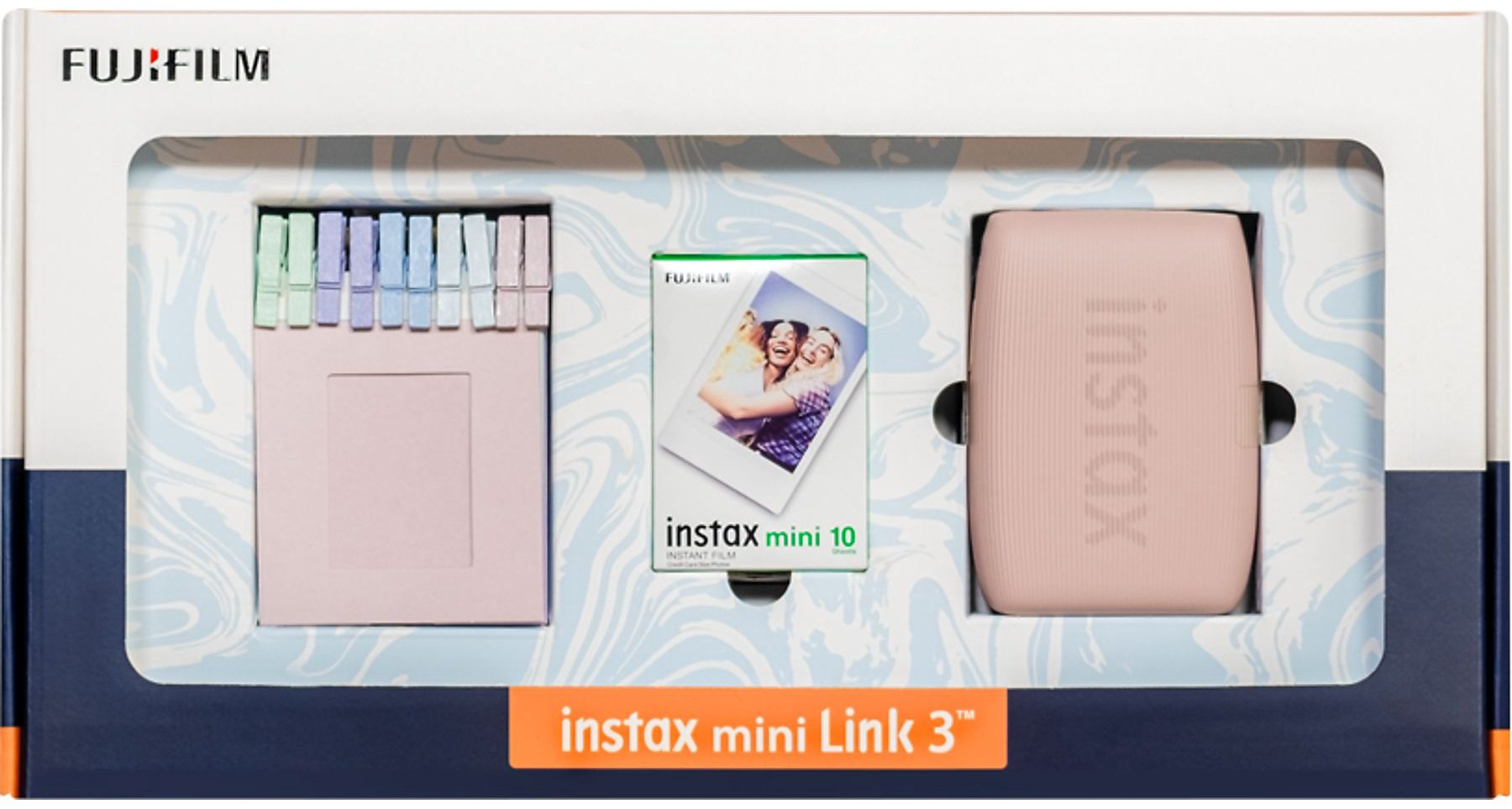 Компактный фотопринтер Fujifilm INSTAX MINI LINK 3 BUNDLE розовый - ForteMarket Компактный фотопринтер Fujifilm INSTAX MINI LINK 3 BUNDLE розовый купить,79990