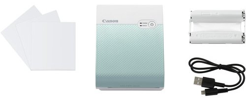 Компактный фотопринтер Canon SELPHY Square QX10 зеленый купить,NaN