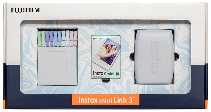 Компактный фотопринтер Fujifilm Instax mini link 3 белый