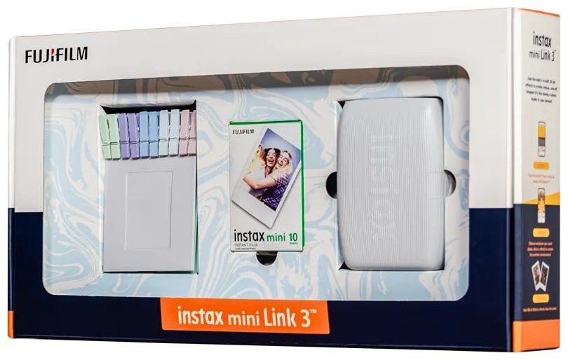 Компактный фотопринтер Fujifilm Instax mini link 3 белый купить,0