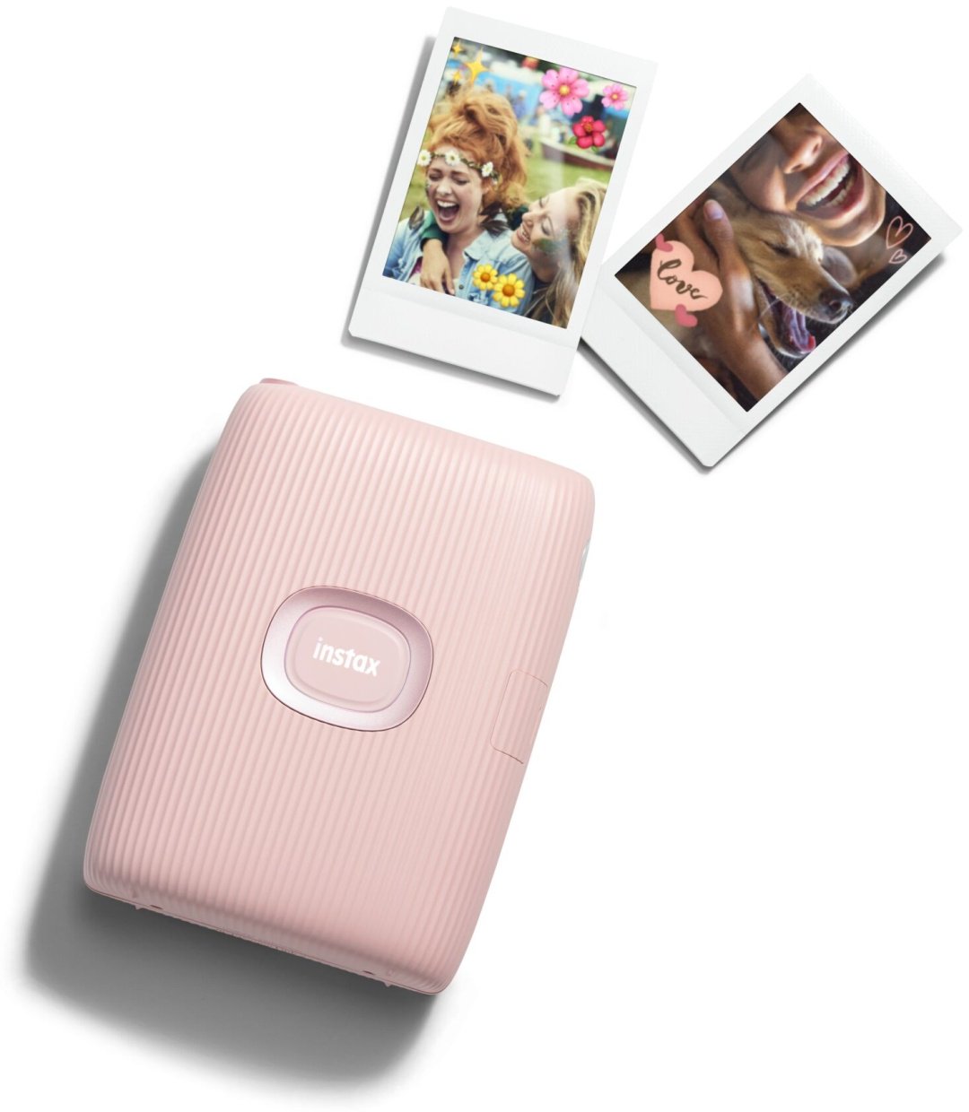 Компактный фотопринтер Fujifilm INSTAX MINI LINK 2 BUNDLE BOX розовый купить,0