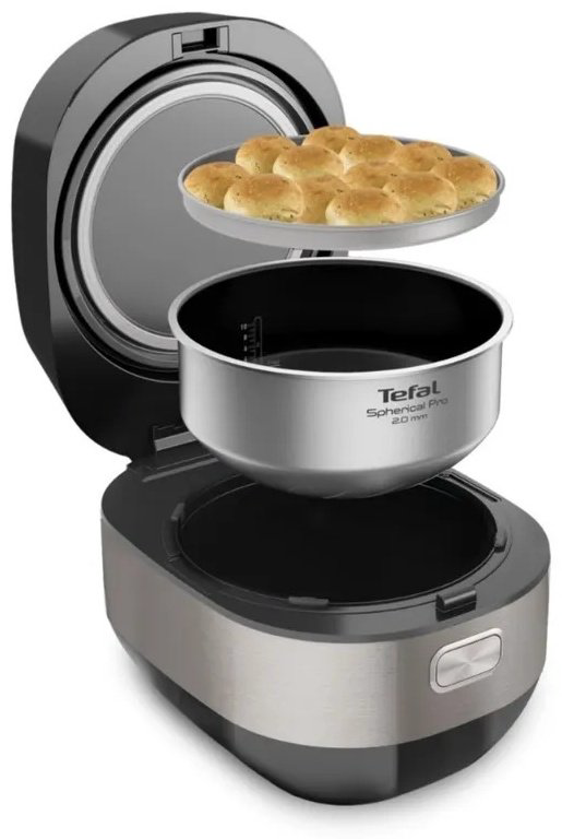Мультиварка Tefal Multicook&Bake RK908A32 черный, серебристый купить,226086