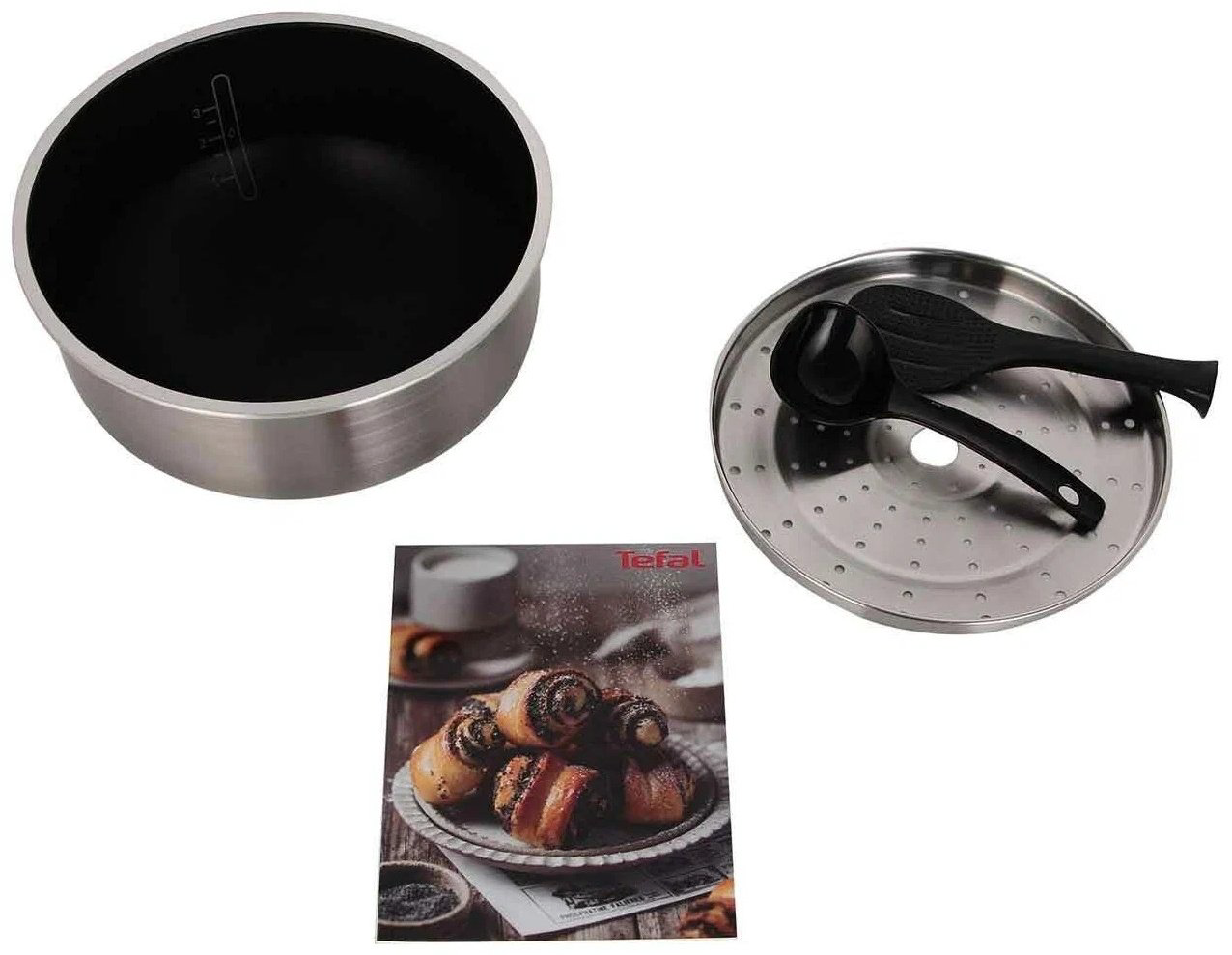 Мультиварка Tefal Multicook&Bake RK908A32 черный, серебристый купить,226086