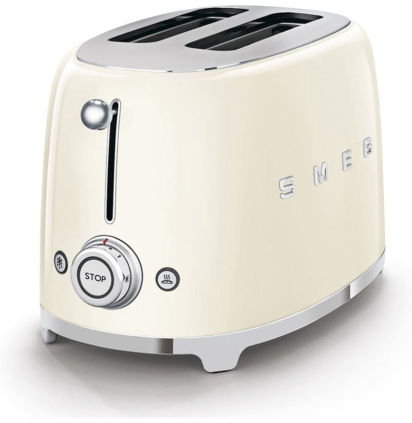 Тостер Smeg TSF01CREU бежевый купить,NaN