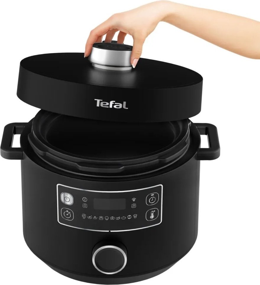 Скороварка/мультиварка Tefal Turbo Cousine CY753832 черный - ForteMarket Скороварка/мультиварка Tefal Turbo Cousine CY753832 черный купить,0