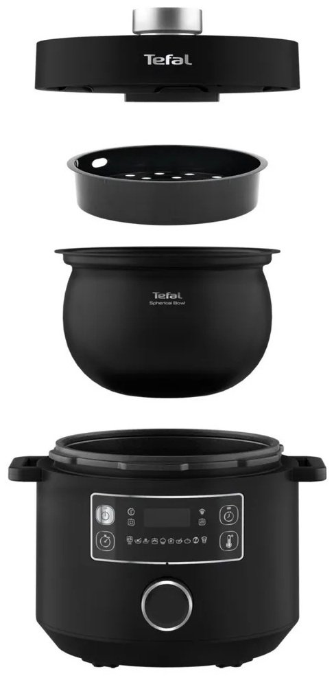 Скороварка/мультиварка Tefal Turbo Cousine CY753832 черный - ForteMarket Скороварка/мультиварка Tefal Turbo Cousine CY753832 черный купить,0