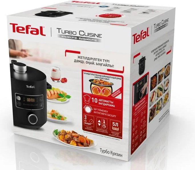 Скороварка/мультиварка Tefal Turbo Cousine CY753832 черный купить,137990