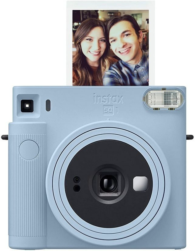 Фотокамера моментальной печати Fujifilm Instax SQUARE SQ1 голубой купить,NaN